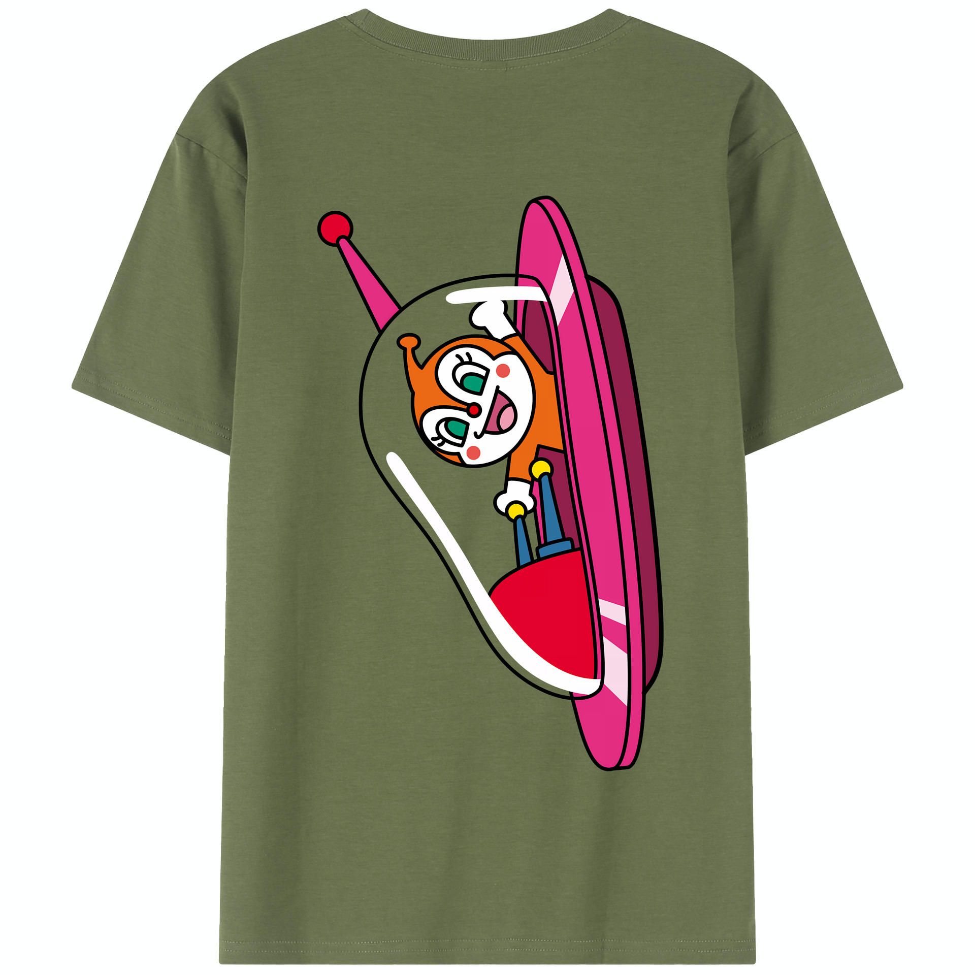 （画像用） アンパンマン Anpanman 綿100％半袖Tシャツ（背面プリント）